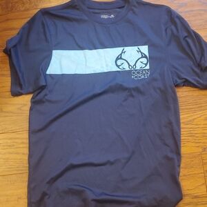 Ocean + Coast Men's Dark Blue Graphic Tee
